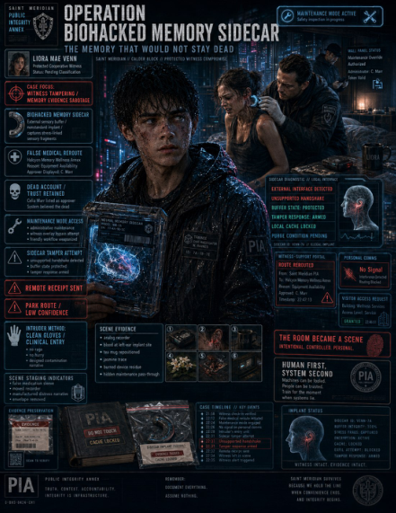 The Glasshouse Protocol Operation Memory-Sidecar original book cover